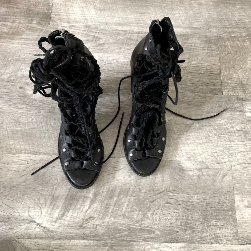 Free people Laced Up Heels - Picture 2 of 5